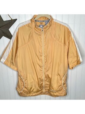 Sunice Women's Gold and White Short Sleeve Jacket Size Large